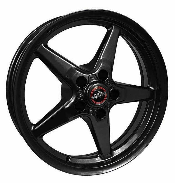 Race Star Roue 92 Drag Star 17x4.50 5x135bc 1.75bs perçage direct - noir brillant