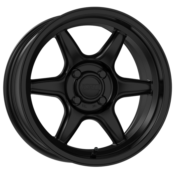 Kansei Roue K11S Tandem 15x8 po / 4x100 / déport 0mm / alésage 73.1mm - noir satiné