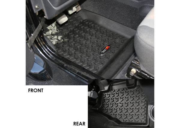 Rugged Ridge Floor Liners — 2004-2006 Jeep Wrangler TJ