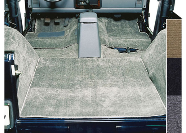 Rugged Ridge 7695 Wrangler Carpet KIT Deluxe GRAY 6 PC FULL KIT
