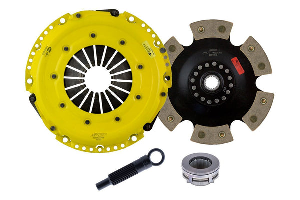 Advanced Clutch Ensemble d'embrayage ACT Heavy Duty, disque de course à moyeu rigide 6 patins (AA1-HDR6)