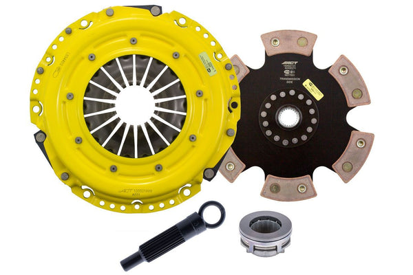 Advanced Clutch Ensemble d'embrayage ACT Heavy Duty, disque de course à moyeu rigide 6 patins (AA2-HDR6)
