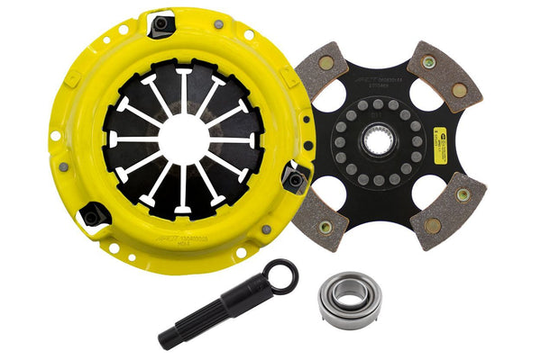Advanced Clutch Ensemble d'embrayage ACT Heavy Duty, disque de course à moyeu rigide 4 patins (AI1-HDR4)