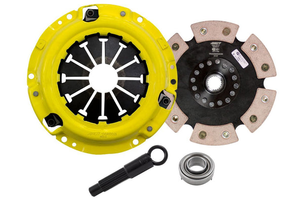 Advanced Clutch Ensemble d'embrayage ACT Heavy Duty, disque de course à moyeu rigide 6 patins (AI1-HDR6)
