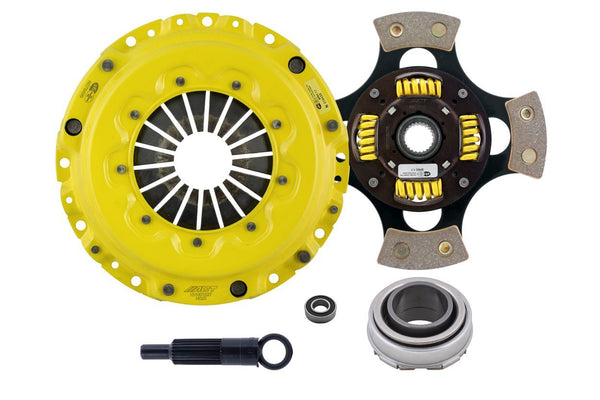 Advanced Clutch Ensemble d'embrayage ACT Heavy Duty, disque de course à moyeu amorti 4 patins (AI2-HDG4)