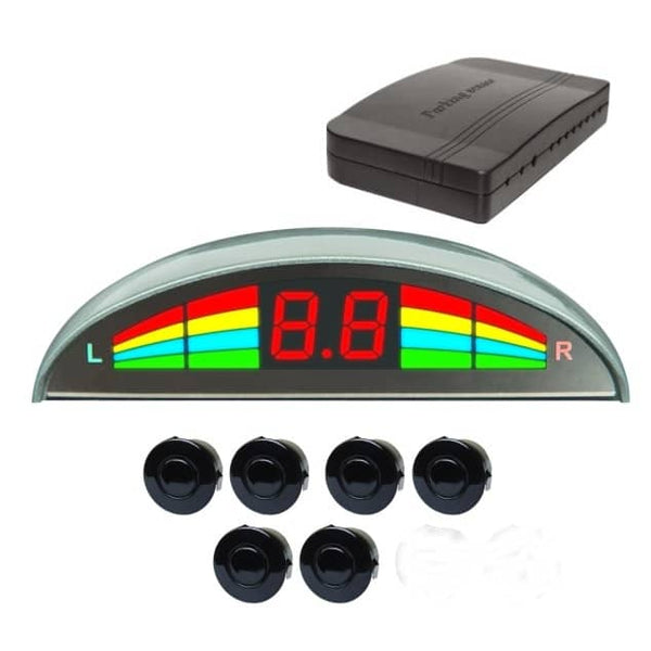 Auto Intelligence Parking Sensor Kit Blk Black, 22MM Hole **Will Not Work W/Steel Bumper**