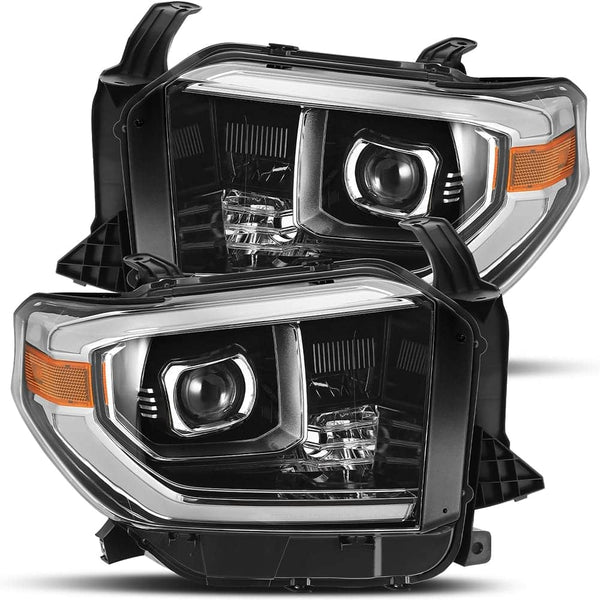 Projector Headlights 14-21 Tundra Black AlphaRex Pro Series
