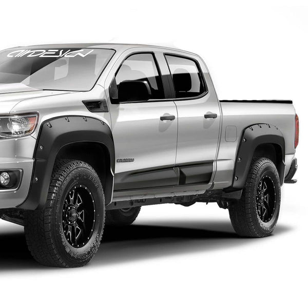 Air Design Superbolt Satin Black Fender Flares - 16-22 Colorado 6 Foot Box