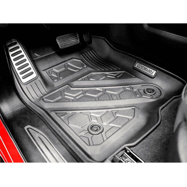 Floor Liner 19-24 Chev 1500 Crew Cab Front & Second Row Black - Air Design