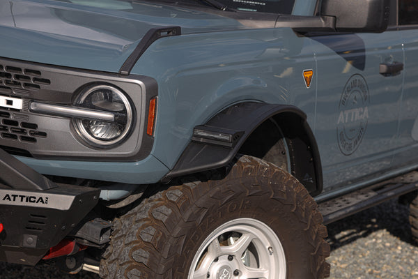 Attica 4x4 2021-2026 Ford Bronco Frontier Series Front Fender Flares