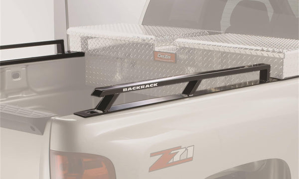 BackRack Black Steel Toolbox Siderails 19-26 Ram 1500 8 Foot Box