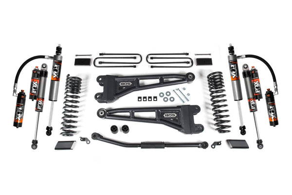 BDS Suspension 2.5" Lift Kit with Radius Arms & Fox 2.5 Performance Elite Shocks | 23-26 F-450/F-550 Super Duty