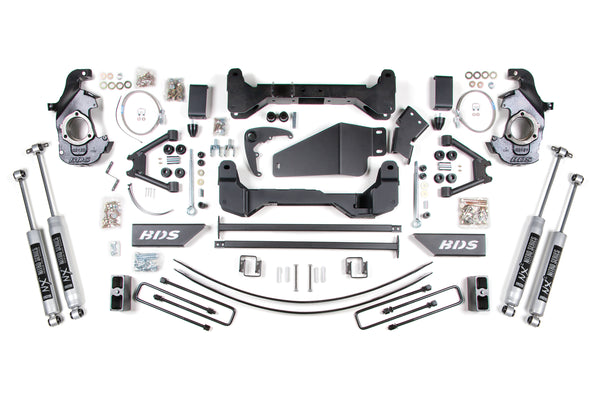 BDS Suspension Ensemble de rehaussement, ressorts hélicoïdaux 6-5 po (BDS194FS)