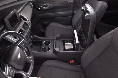 Tuffy Security Products Center Console Safe for 2021-2027 Tahoe/Yukon/Suburban - Keyed Lock