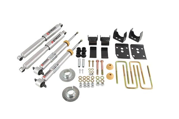 Belltech (KW Automotive) 2015-2020 F150 2Wd (Ext/Crew Cab Short Bed) Lowering Kit +1 To 3In F/5.5In R with St