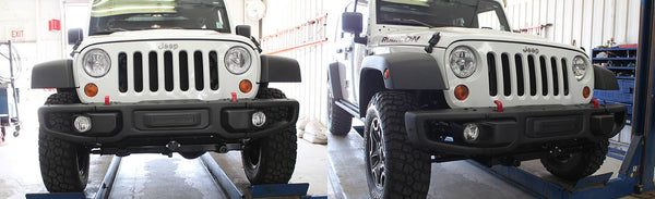 Baseplate 13-18 Wrangler JK W/Rubicon Bumper Blue Ox