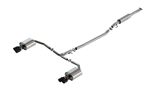 Borla 21-23 Hyundai Sonata N Line 2.5L i4 AT FWD 4DR 2.00in 2.75in S-Type Exhaust - Black Chrome