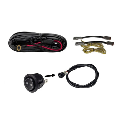 Brightsource 30A Wiring Harness for Two Lamps with Position Light