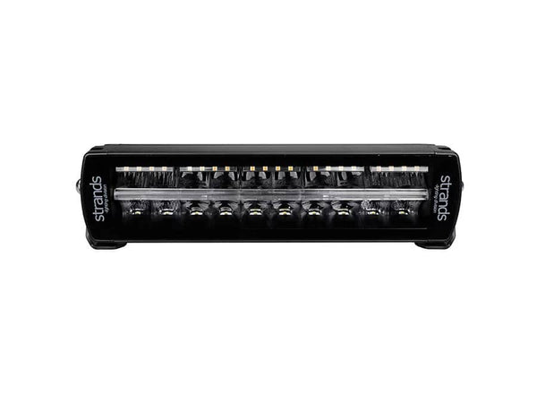 Brightsource Siberia 12" Night Guard Light Bar Double Row W/ White Amber Position Light & Warning Strobe