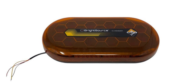 Brightsource Diamond Series Mid Size Light Bar - Amber