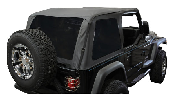 RT Offroad Black Diamond Bowless Replace-A-Top w/ Tinted Windows for 1992-95 YJ Wrangler