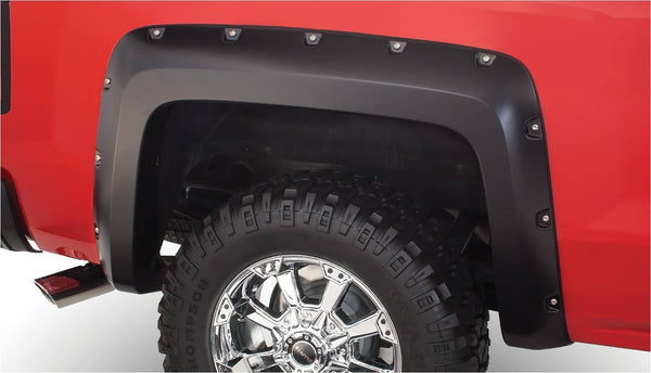 Bushwacker Pocket Style Rear Fender Flares - 14-18 Silverado 1500 5'8" Box