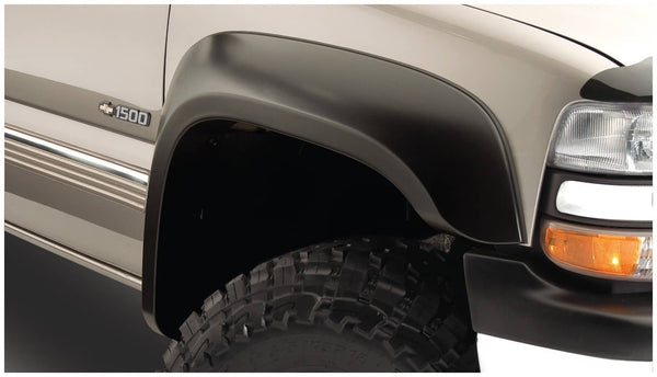 Bushwacker Extend-A-Fender FLARES(4) - 07-13 Silverado 5.5 Foot Box - Extended Style