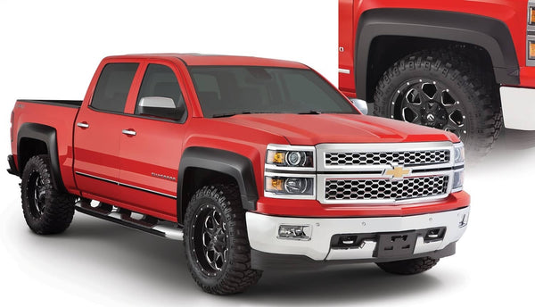 Bushwacker Extend-A-Fender Flares (4) - 14-18 Silverado 1500 5'8" Box