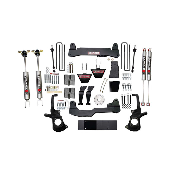 Skyjacker 6 in. Suspension Lift Kit With Torsion Bar Drop Brackets And Monotube Shocks. — Front — 2011-2019 Chevrolet Silverado 2500 HD, GMC Sierra 2500 HD (C1168K-M)