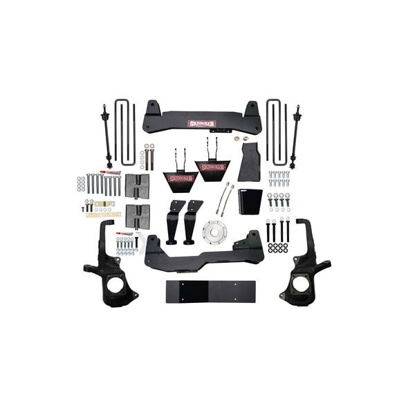 Skyjacker 6 in. Suspension Lift Kit With Torsion Bar Drop Brackets. — Front — 2011-2019 Chevrolet Silverado 2500 HD, GMC Sierra 2500 HD (C1168K)