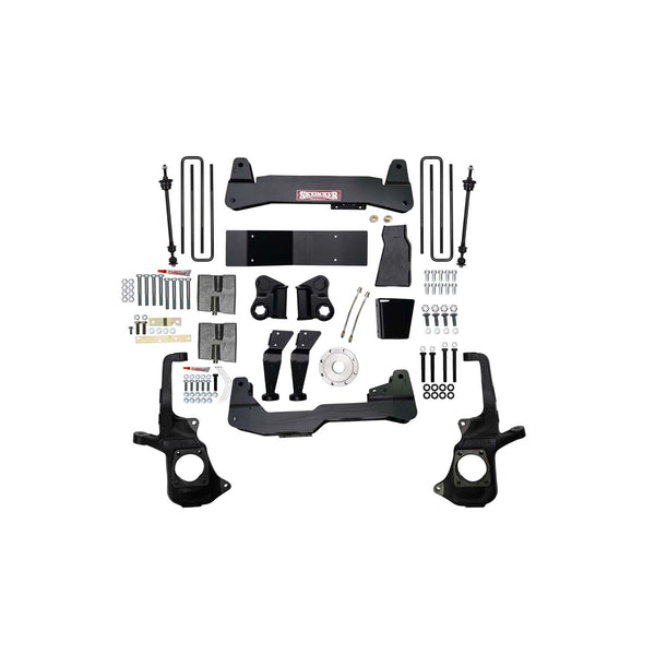 Skyjacker 7 in. Suspension Lift Kit With Raised Torsion Bar Brackets. — Front — 2011-2019 Chevrolet Silverado 2500 HD, GMC Sierra 2500 HD (C1178K)