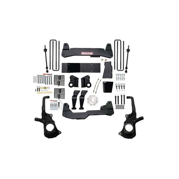Skyjacker 7 in. Suspension Lift Kit With Raised Torsion Bar Brackets. — Front — 2011-2019 Chevrolet Silverado 3500 HD, GMC Sierra 3500 HD (C1178KH)