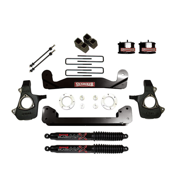 Skyjacker - Suspension Lift Kit w/Shocks - C14460APK-B — 2014-2017 Chevy Silverado 1500 / GMC Sierra 1500