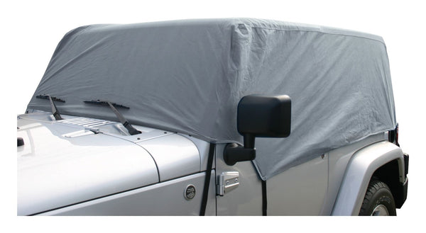 RT Offroad Housse de cabine non résistante à l'eau pour 07-18 JK 2 portes, compatible toit souple ou rigide - gris