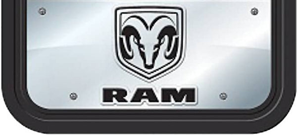 Cloud-Rider Rear Mud Flaps with Stainless Plate & Ram Logo 19-26 Ram 1500 with 2" Leveling Kit