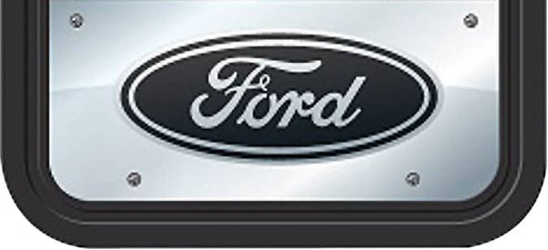 Cloud-Rider Front Mud Flaps with Stainless Plate & Ford Logo 15-25 Transit