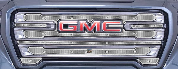 Cloud-Rider Cloud Rider Stainless Grille Overlay (Upper Only) - 19-21 Sierra 1500 AT4