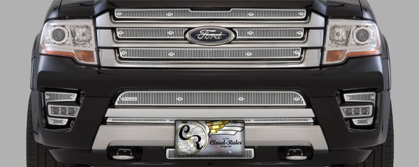 Cloud-Rider Cloud Rider Stainless Grille & Bumper Overlay - 15-17 Expedition