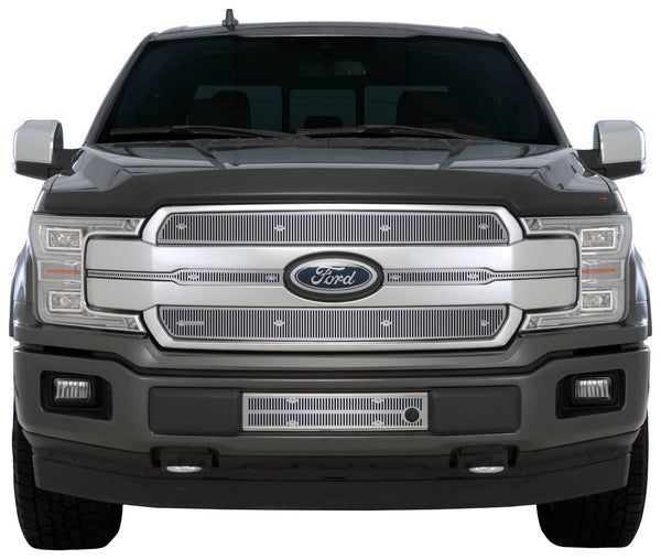 Cloud-Rider Garniture de calandre et de pare-chocs en inox - 18-20 F150 King Ranch et Platinum avec trou pour chauffe-moteur