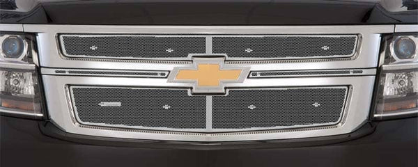 Cloud-Rider Grille Overlay - 15-20 Tahoe/Suburban with Black Honeycomb Grille