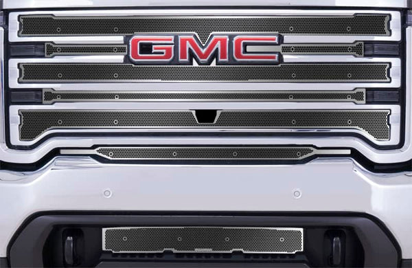 Cloud-Rider Cloud Rider Stainless Grille & Bumper Overlay - 20-23 Sierra HD AT4/SLE with Front Camera