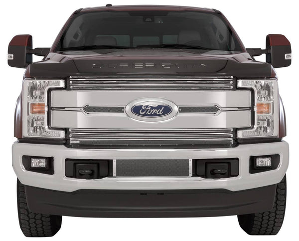Cloud-Rider Grille & Bumper Overlay - 17-19 Super Duty Lariat/King Ranch Without License Plate - Bumper Insert Will Not Fit Dually Models