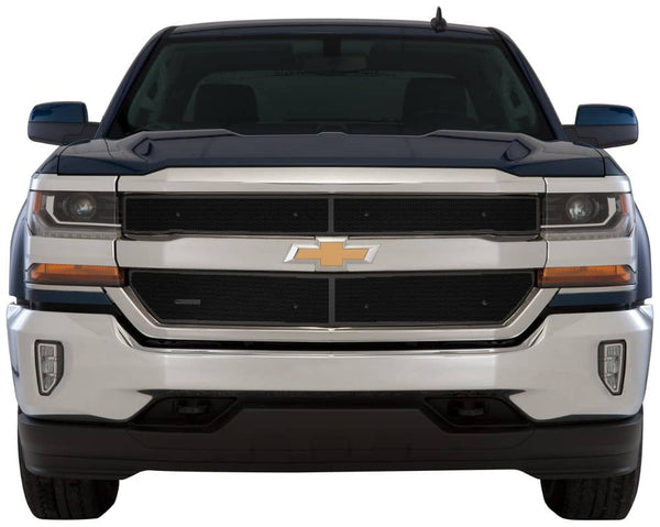 Cloud-Rider Black Grille Overlay - 16-18 Silverado 1500 WT/LS/LT