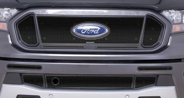 Cloud-Rider Cloud Rider Black Grille & Bumper Overlay - 19-23 Ranger XLT Without Adaptive Cruise & with Block Heater