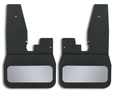 Cloud-Rider Garde-boue avant Kickback sur mesure de 14 po de largeur avec insert en inox 13-18 Ram 2500/3500 - noir