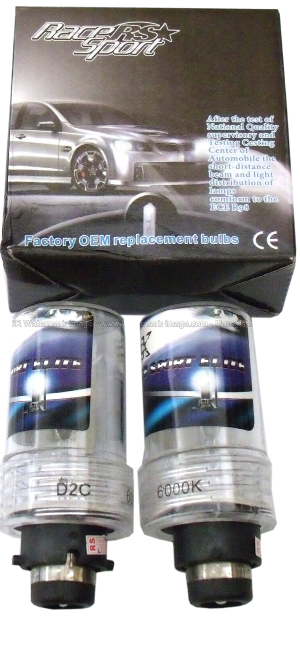 Race Sport D2 6K OEM Factory HID Replacement Bulbs
