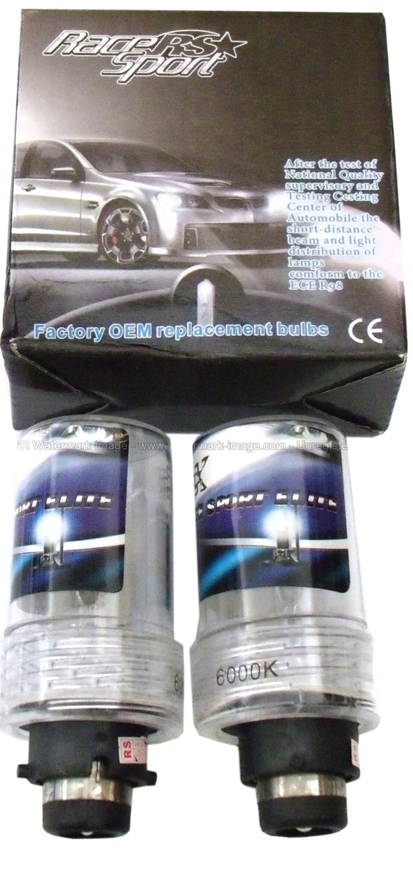 Race Sport D4 6K OEM Factory HID Replacement Bulbs