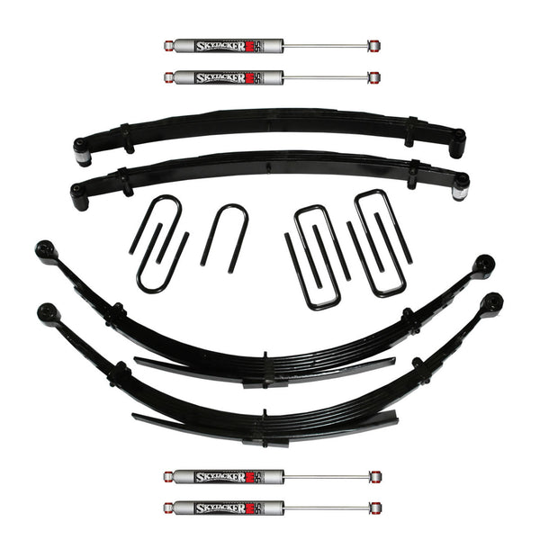 Système de rehaussement Skyjacker 4 po avec 4 amortisseurs monotubes — Dodge W250/W350 Cummins 1989-1991 (D400CDKS4-M)