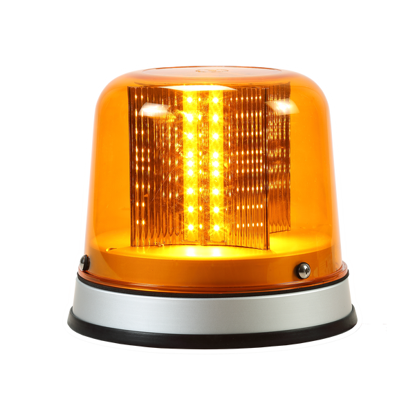 Uni-Bond Lighting 8" Heavy Duty LED Beacon 6 Pattern Amber