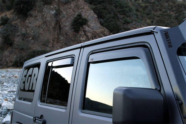 EGR Dark Smoke in Channel Ventvisor - 07-18 Wrangler JK
